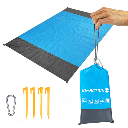Mata plażowa piknikowa wodoodporna 140x200 MPW-15