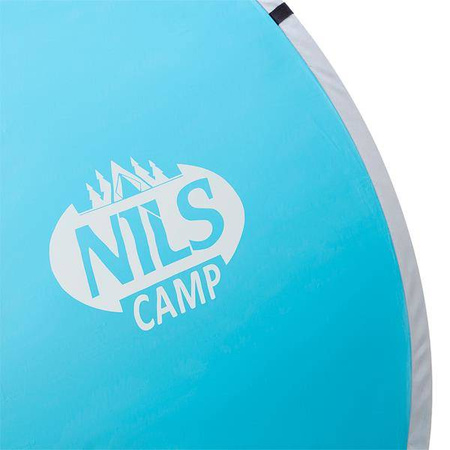 NC3173 namiot plażowy samorozkładający niebiesko-szary wodoodporny 140x110x110 nils camp