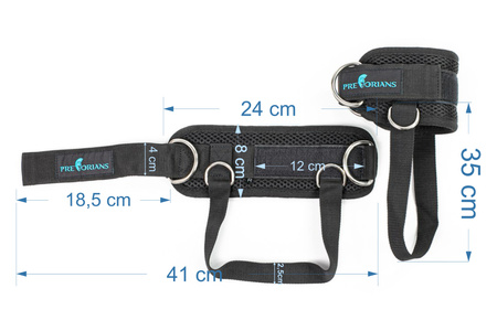 Opaski treningowe na kostkę ankle strap (2szt.) OP01 Pretorians