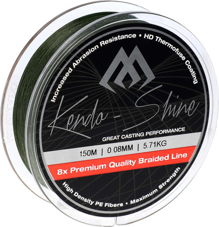 PLECIONKA - KENDO SHINE - 0.12mm/9.62kg/150m - ZIELONA - op.1szp.