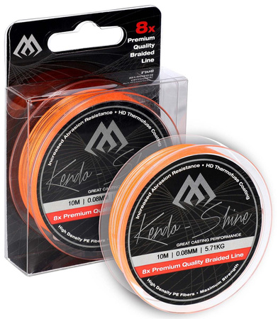 PLECIONKA - KENDO SHINE - 0.23mm/21.75kg/10m - FLUO POMARAŃCZOWA - op.1szp.