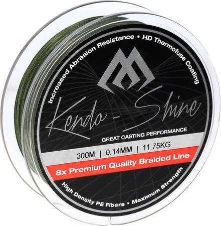 PLECIONKA - KENDO SHINE - 0.23mm/21.75kg/300m - ZIELONA - op.1szp.