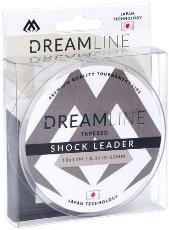 PRZYPON STRZAŁOWY - DREAMLINE TAPERED SHOCK LEADER 0.18-0.60mm/10x15m - op.1szp.