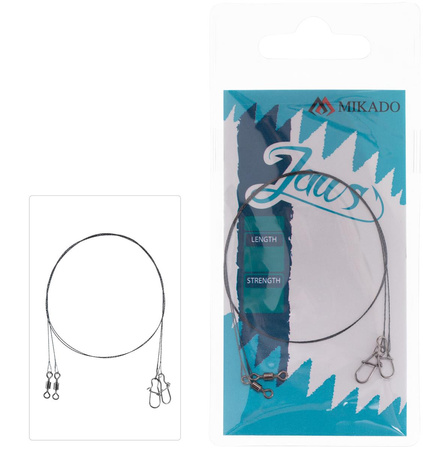 PRZYPON WOLFRAMOWY - JAWS-SUPERLIGHT - 15cm/5kg - op.2szt.