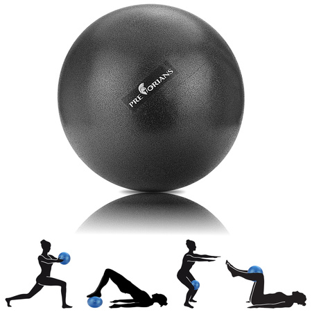 Piłka do pilatesu 25cm czarna Pretorians
