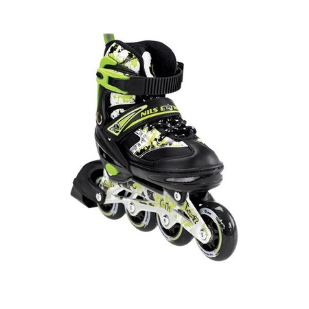 ROLKI NJ3012 A ŁYŻWOROLKI NILS EXTREME ZIELONE S M L