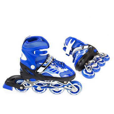 Rolki NJ1828A niebieskie łyżworolki Nils Extreme S
