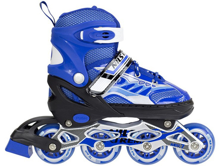 Rolki NJ1828A niebieskie łyżworolki Nils Extreme S