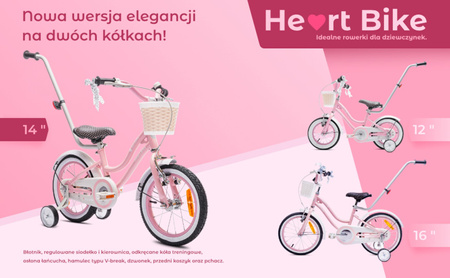 Rower dziecięcy dla dziewczynki BMX 14