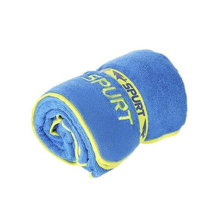 SRF01 ręcznik frotte d.blue-green 160x80 cm spurt