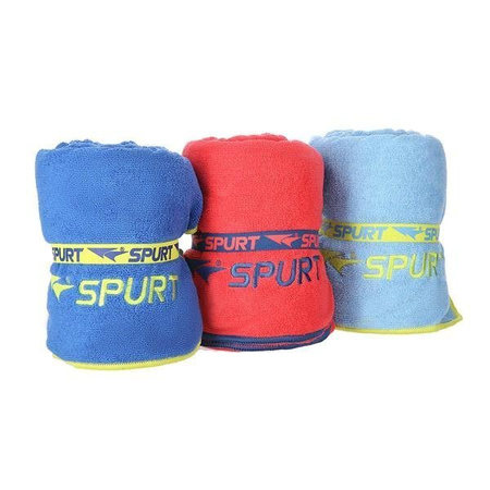 SRF01 ręcznik frotte d.blue-green 160x80 cm spurt
