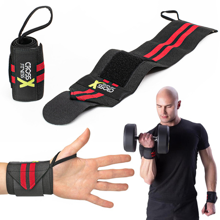 Ściągacze owijki usztywniacze na nadgarstki wrist wraps CrossX