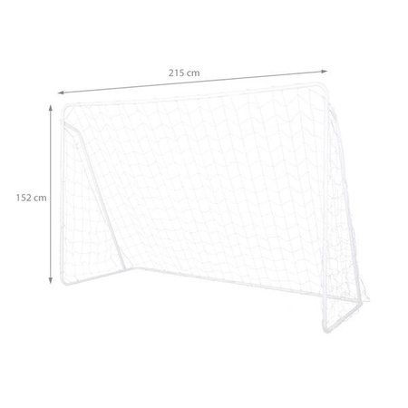 Siatka do piłki nożnej NT8215 2150x1520x760 mm nils