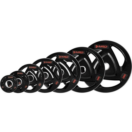 TOX01 czarny talerz olimpijski ogumowany hms 1.25kg