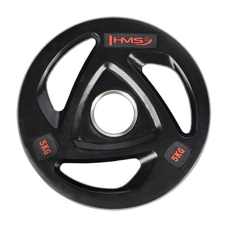 TOX05 czarny talerz olimpijski ogumowany hms 5kg