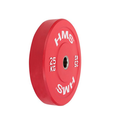 Talerz Obciążenie olimpijskie 25kg CBR25 Red HMS