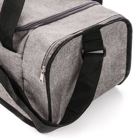 Torba fitness meteor nepr 20L szary melanż/czarny