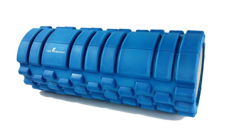 Wałek do masażu 33 cm fitness roller niebieski