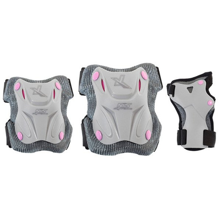 ZESTAW OCHRANIACZY NILS EXTREME OCHRANIACZE H508 popiel-róż S M L XL