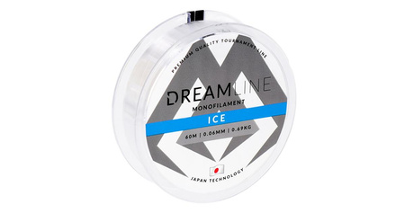 ŻYŁKA - DREAMLINE ICE - 0.18mm/4.79kg/60m - TRANSPARENTNA - op.1szp.