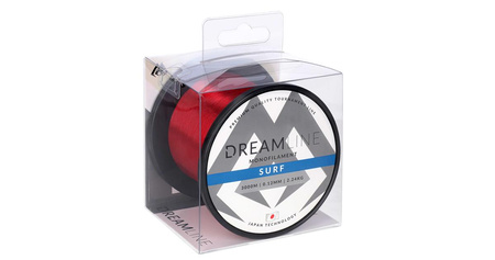 ŻYŁKA - DREAMLINE SURF - 0.16mm/3.36kg/3000m - CZERWONA - op.1szp.