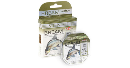 ŻYŁKA - SENSEI BREAM - 0.18mm/5.00kg/150m - op.1szp.