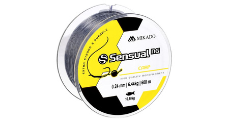 ŻYŁKA - SENSUAL N.G. CARP 0.26mm/12kg/600m - TRANSPARENTNA - op.1szp.