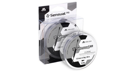 ŻYŁKA - SENSUAL N.G. CLASSIC 0.10mm/2kg/150m - TRANSPARENTNA - op.1szp.