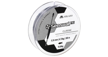 ŻYŁKA - SENSUAL N.G. CLASSIC 0.30mm/17.5kg/300m - TRANSPARENTNA - op.1szp.