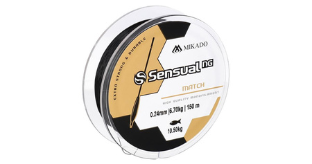 ŻYŁKA - SENSUAL N.G. MATCH 0.20mm/7.5kg/150m - CZARNA - op.1szp.