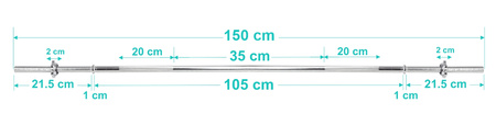 Zestaw do ćwiczeń siłowych 118kg. Siłownia domowa z ławką treningową TB015, stojakami wolnostojącymi, sztangą / gryfem prostym 150 cm, obciążeniem 85 kg