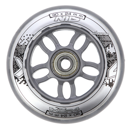 Zestaw pu 90x24 82A przezroczyste (4 szt.) + abec-7 chrome (8 szt.) nils extreme