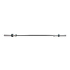 GRYF OLIMPIJSKI 220cm HMS GO450 z zaciskami LOW JAW RED