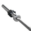 GRYF OLIMPIJSKI 220cm HMS GO450 z zaciskami LOW JAW RED