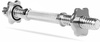 Gryf krótki 35cm / 25mm gwintowany metalowy