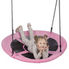 Huśtawka bocianie gniazdo śr.100cm różowa NB5031 Nils Camp