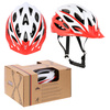 Kask na rower rolki biało-czerwony rozmiar M Nils Extreme MTW210