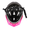 Kask ochronny do jazdy na rowerze rolkach czarno-różowy rozmiar L Nils Extreme MTW291