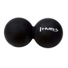 Piłka lacrosse podwójna do masażu BLC02 black HMS