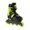 Rolki NJ/NA0321 czarno-limonkowe łyżworolki Nils Extreme M