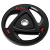 TOX25 czarny talerz olimpijski ogumowany hms 25kg