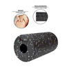 Wałek do masażu 30cm FS114 black / blue dots roller fitness hms